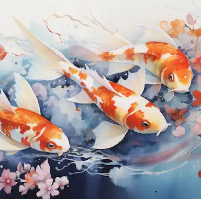 Koi Fish Painting