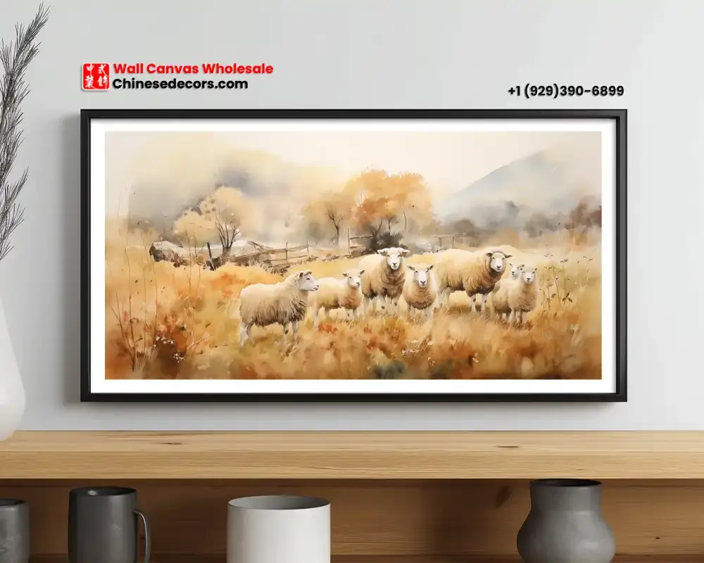 A Herd Of Sheeps