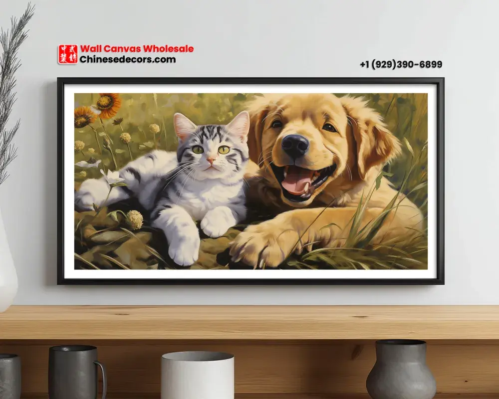 Horse Running In The Wood