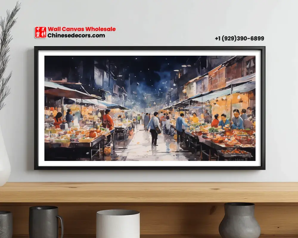 Bustling Night Market