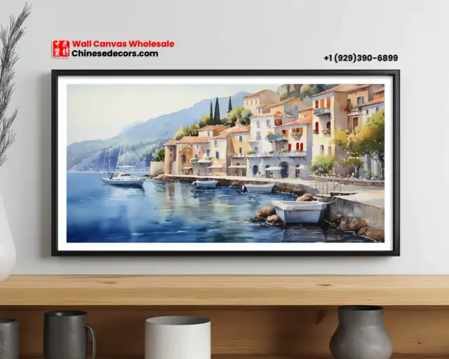 Mediterranean Seaside Village