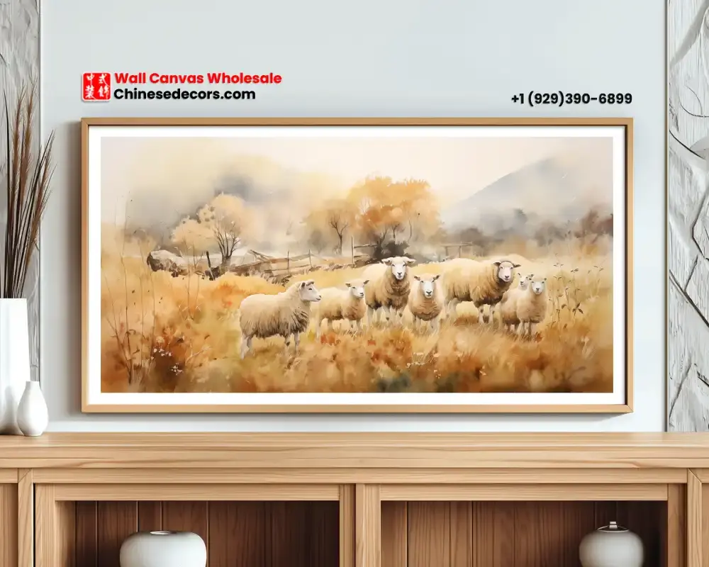 A Herd Of Sheeps