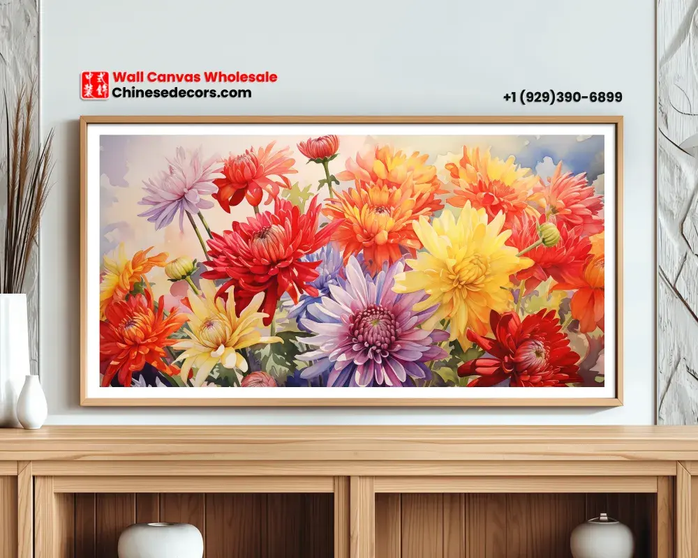Vibrant Chrysanthemums