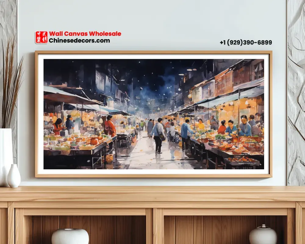 Bustling Night Market
